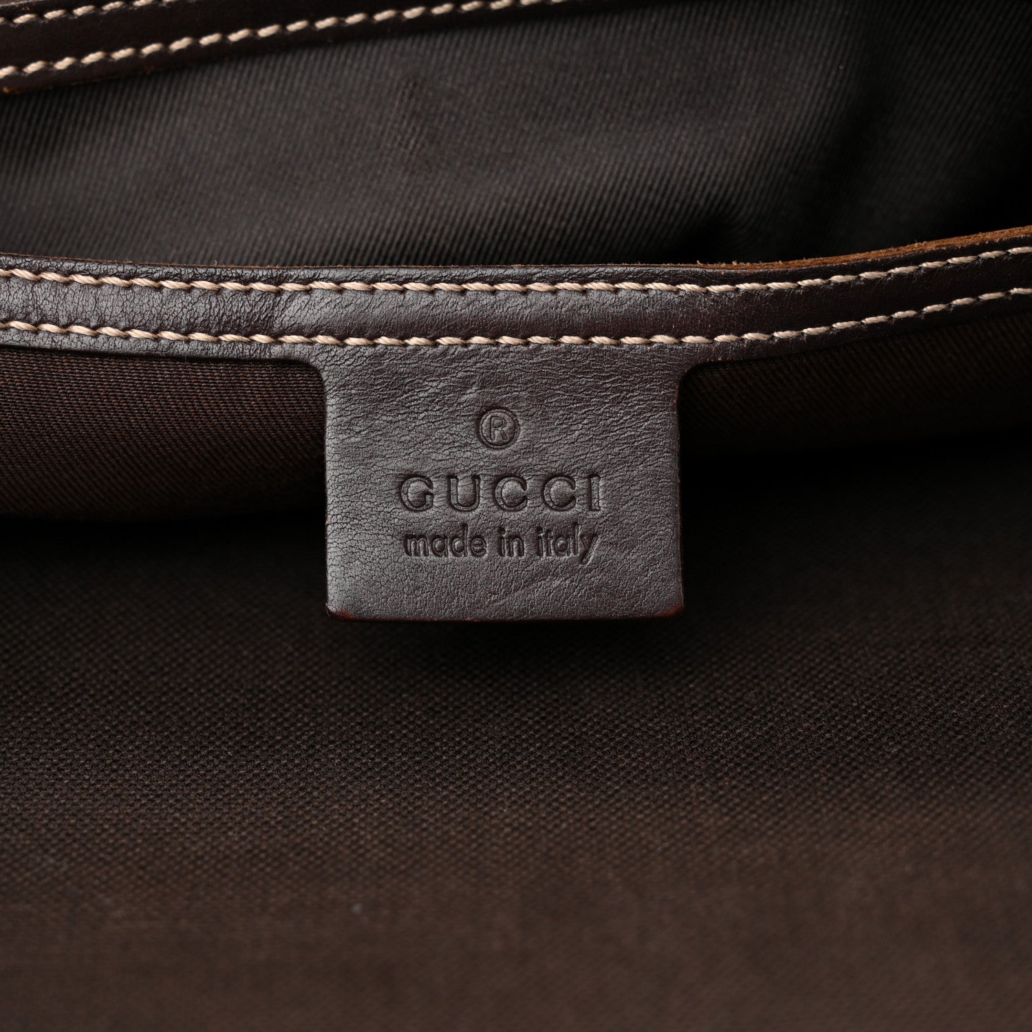 Gucci GG Supreme Monogram Belt Bag Dark Brown 6 of 12