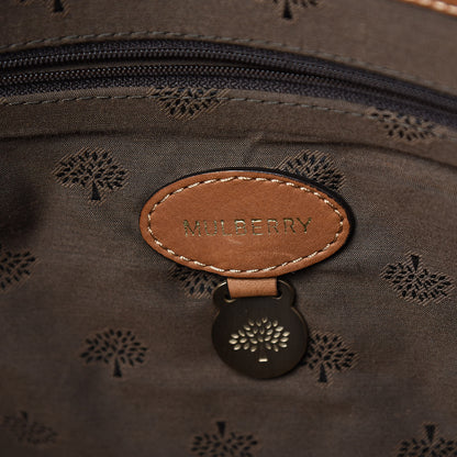 Mulberry Soft Grain Calfskin Tillie Satchel Oak 6 of 11