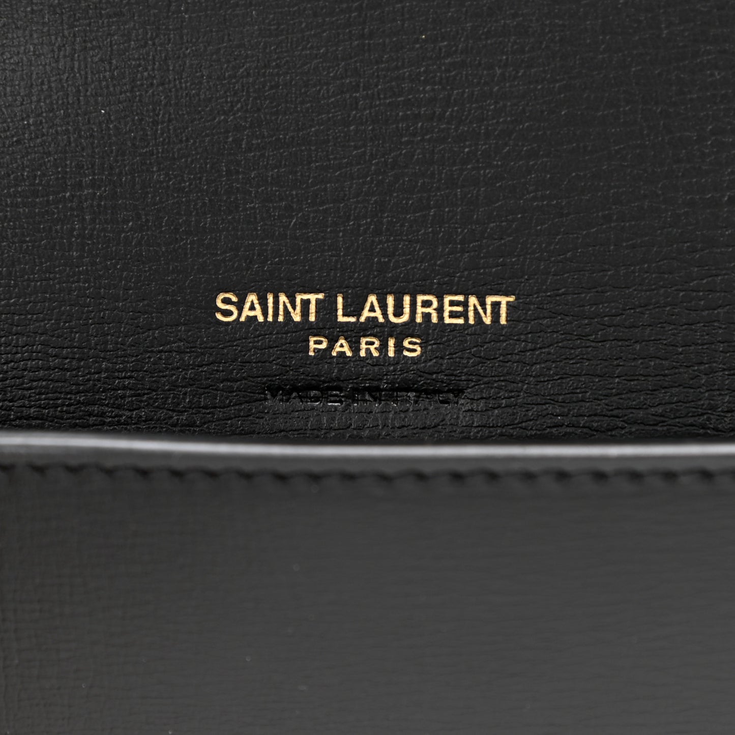 Smooth Calfskin Monogram Phone Holder Crossbody Black