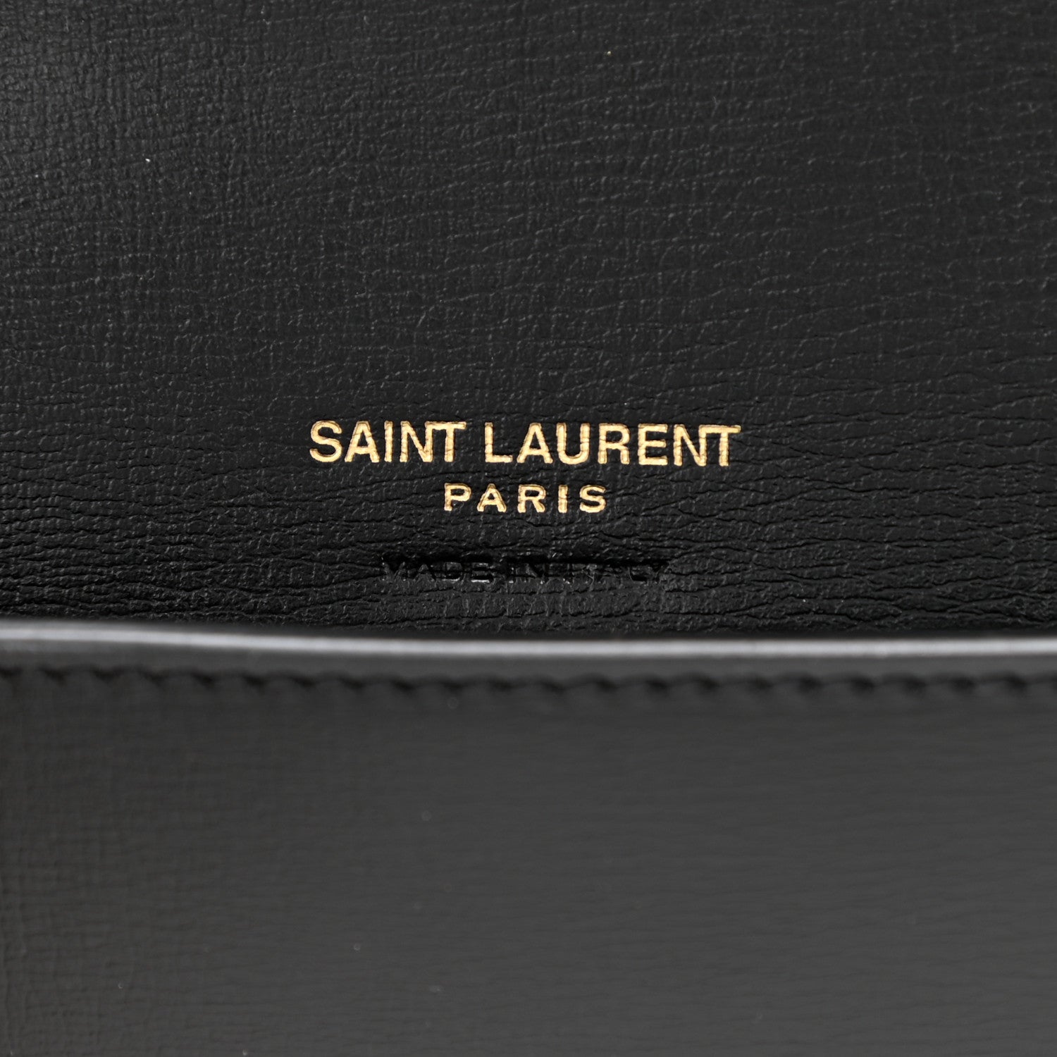 Saint Laurent Smooth Calfskin Monogram Phone Holder Crossbody Black 12 of 16