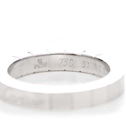 Cartier 18K White Gold Lanieres Ring 50 5.25 5 of 7