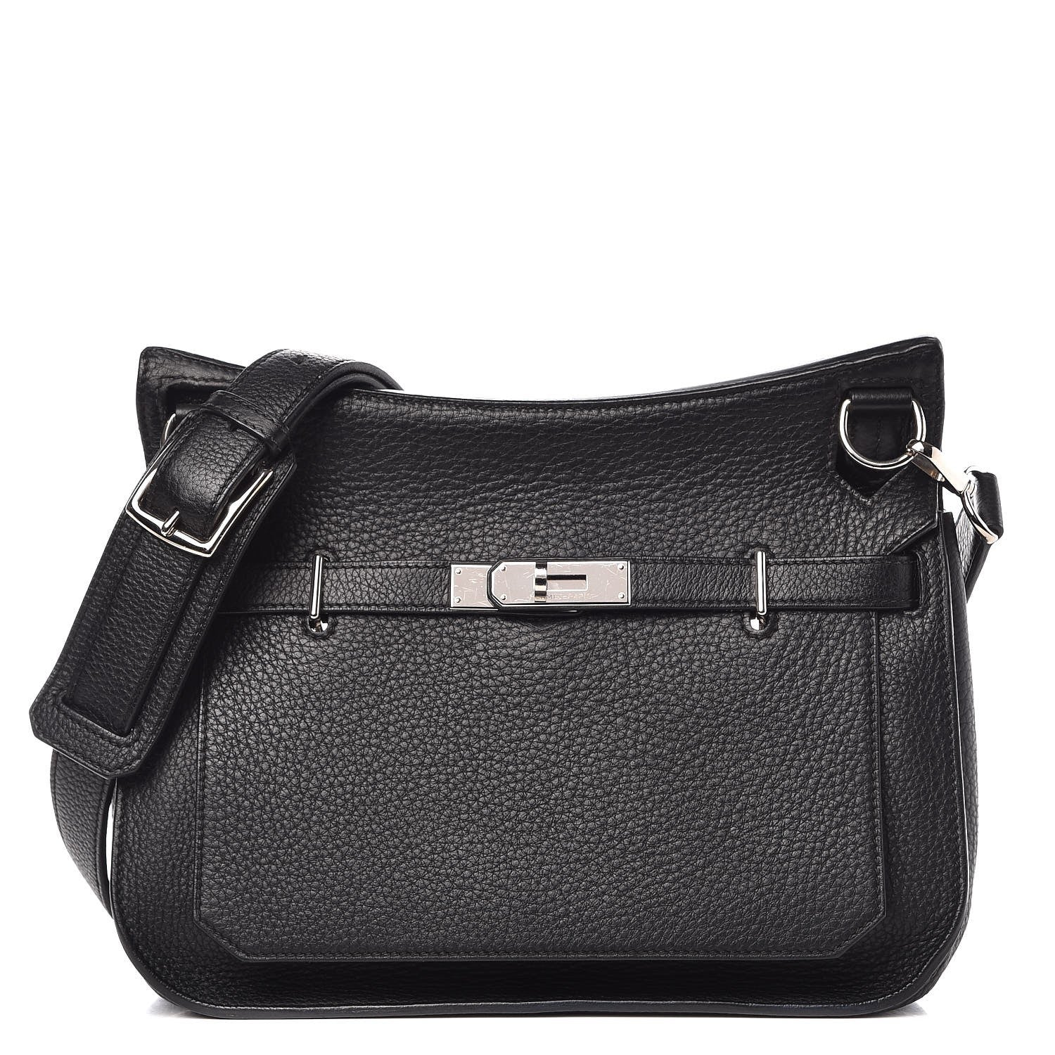 Hermes Taurillon Clemence Jypsiere 28 Black 1 of 8