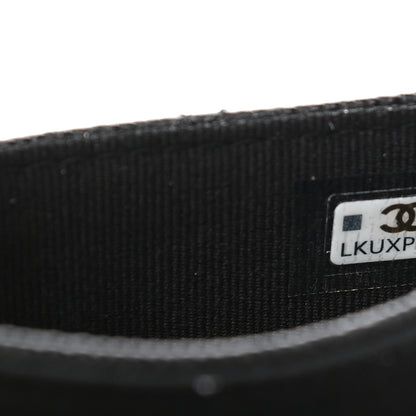 Chanel Caviar Quilted Boy Flap Card Holder Black 8 of 9