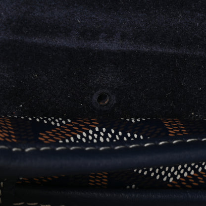 Goyard Goyardine Calfskin Mini Alpin Backpack Navy 10 of 11