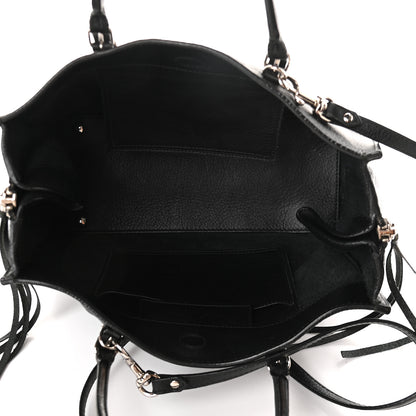 Balenciaga Calfskin Papier Mini A4 Tote Black 5 of 9