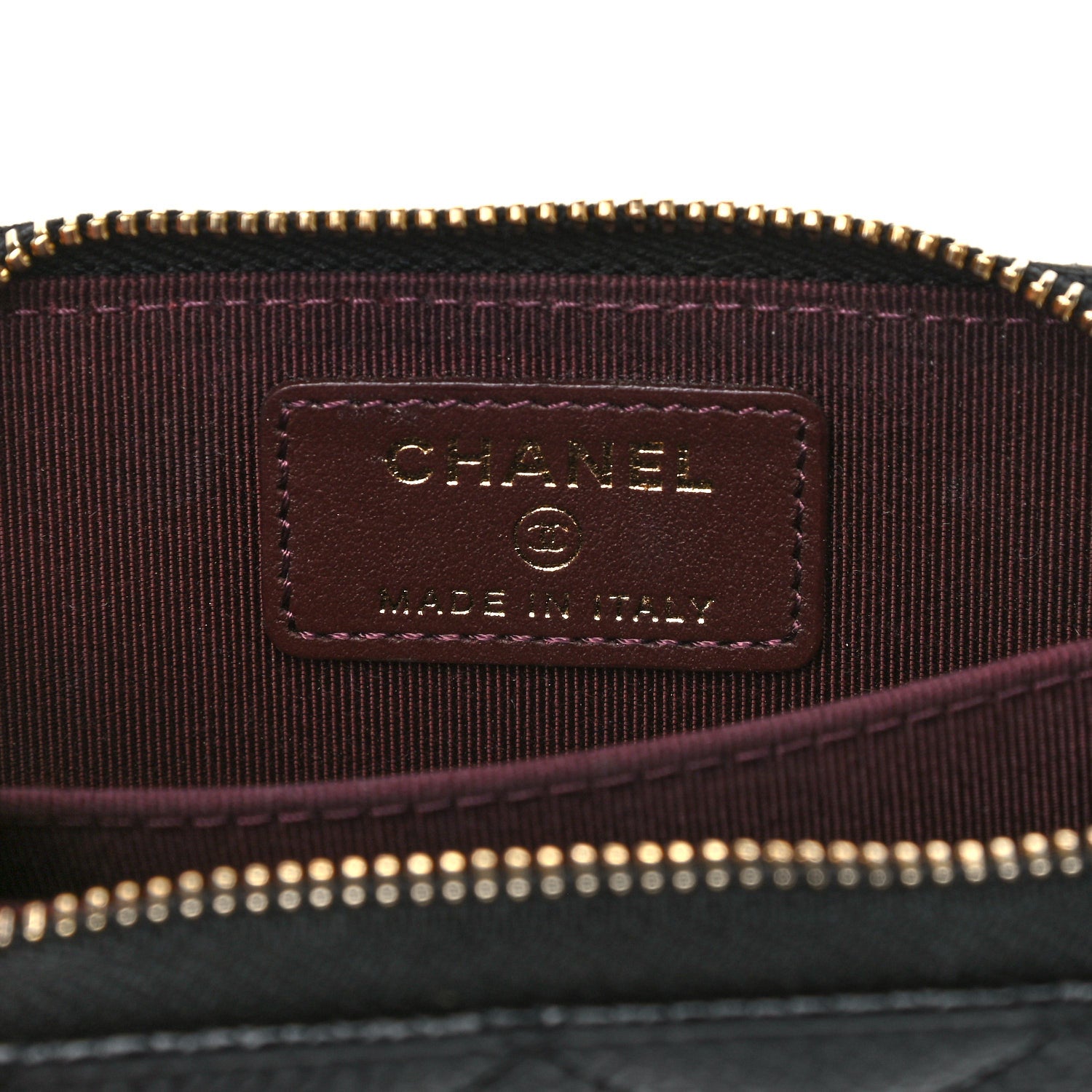 Chanel Caviar Quilted Zip Coin Purse Black 6 of 12