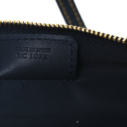 Christian Dior Monogram Mini Saddle Pochette Navy 7 of 13