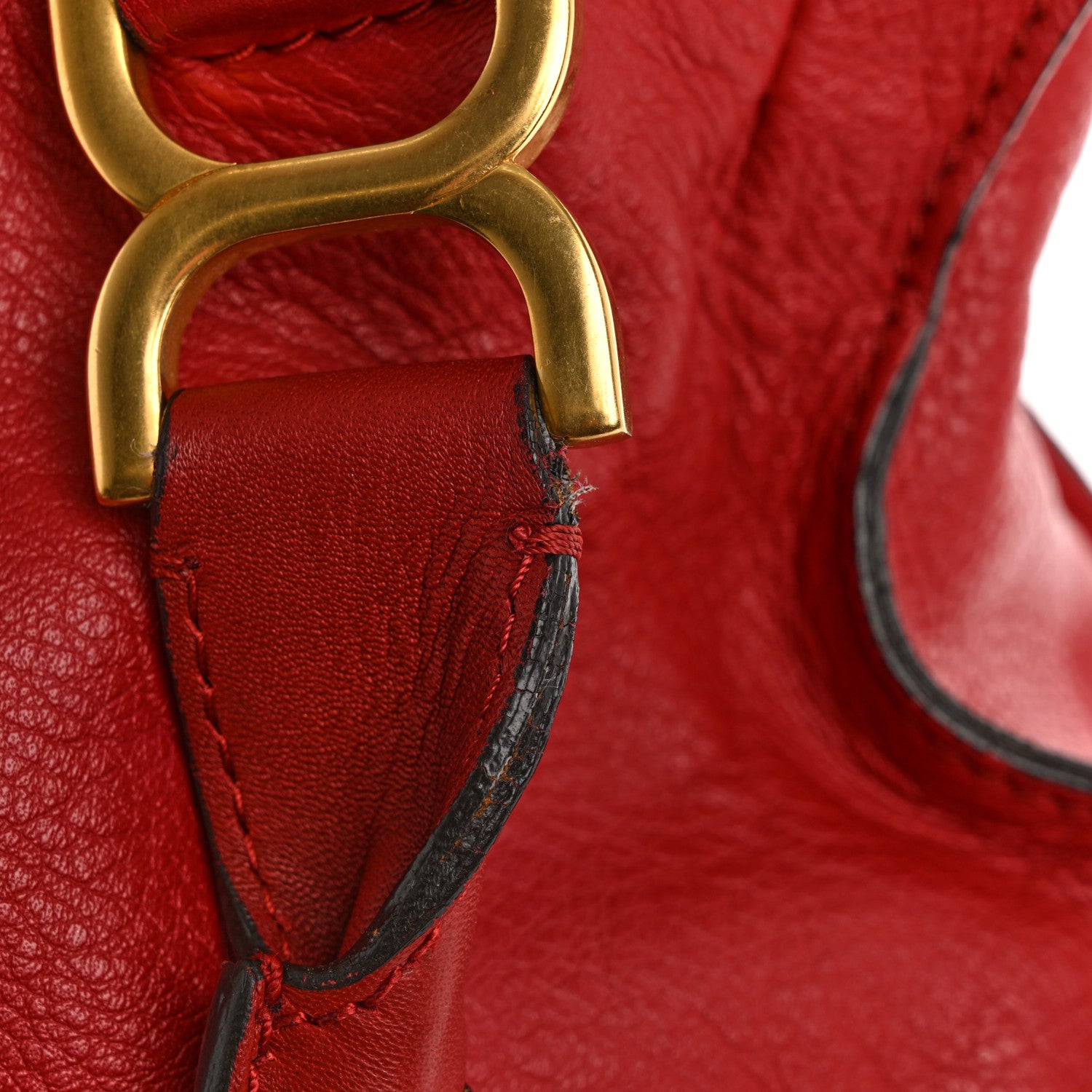 Chloe Calfskin Medium Marcie Satchel Ruby 14 of 14