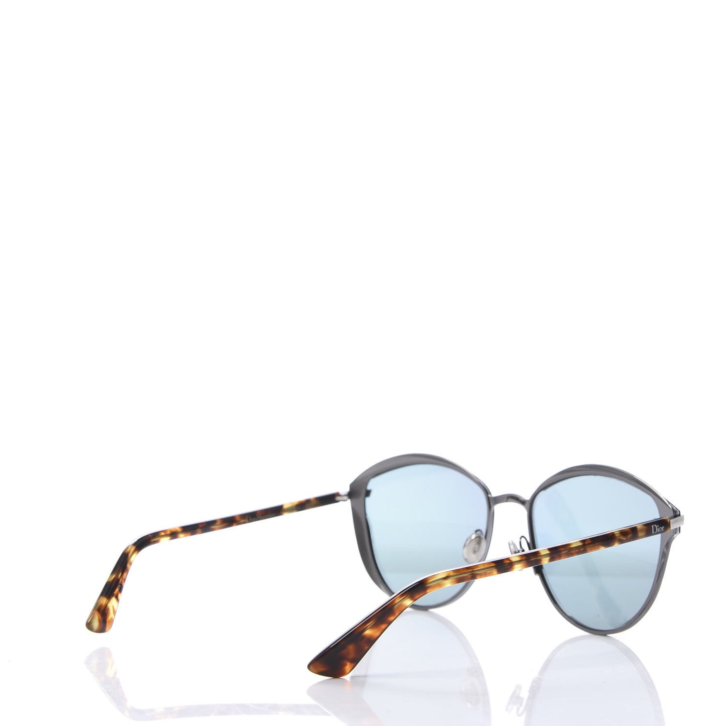 Round Mirrored Murmure Sunglasses Havana