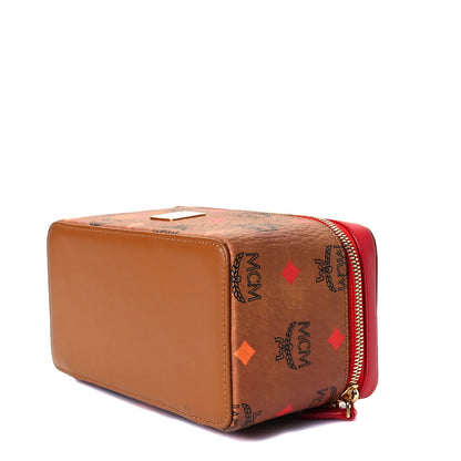MCM Visetos Rockstar Vanity Case Cognac 5 of 7