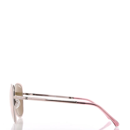 Chanel Mirrored Pilot Summer Sunglasses 4223 Pink 2 of 6