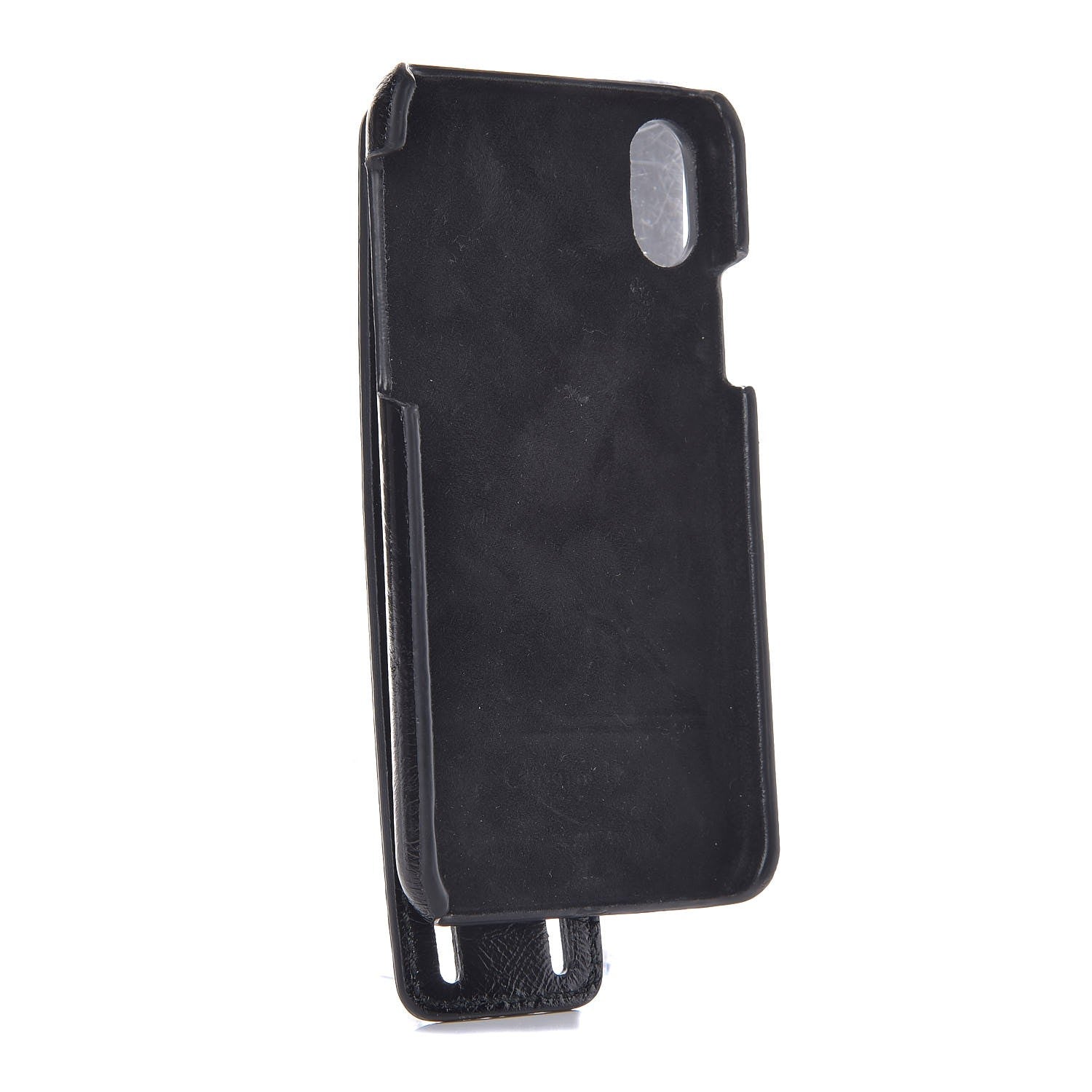 Christian Dior Crinkled Calfskin J'adior Tech iPhone X Case Black 3 of 5