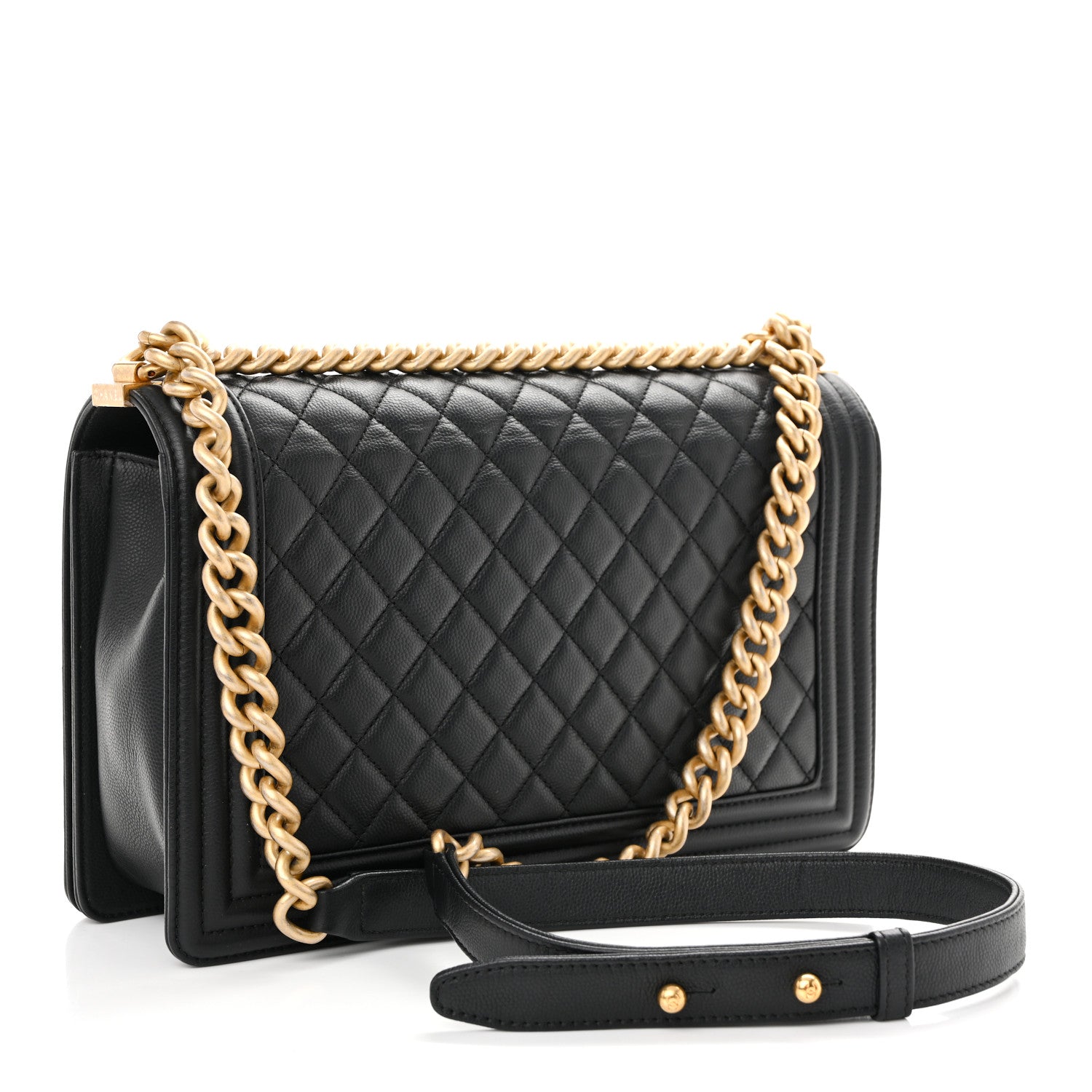 Chanel Caviar Quilted New Medium Boy Flap Black 3 of 10