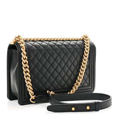 Chanel Caviar Quilted New Medium Boy Flap Black 3 of 10