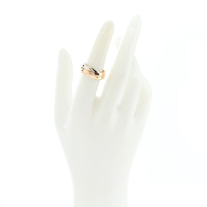 Cartier 18K Pink Yellow White Gold Classic Les Must De Cartier Trinity Ring 52 6 2 of 5