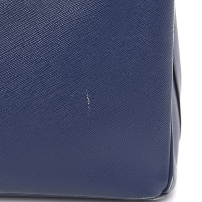 Prada Saffiano Lux Large Tote Bluette 14 of 16
