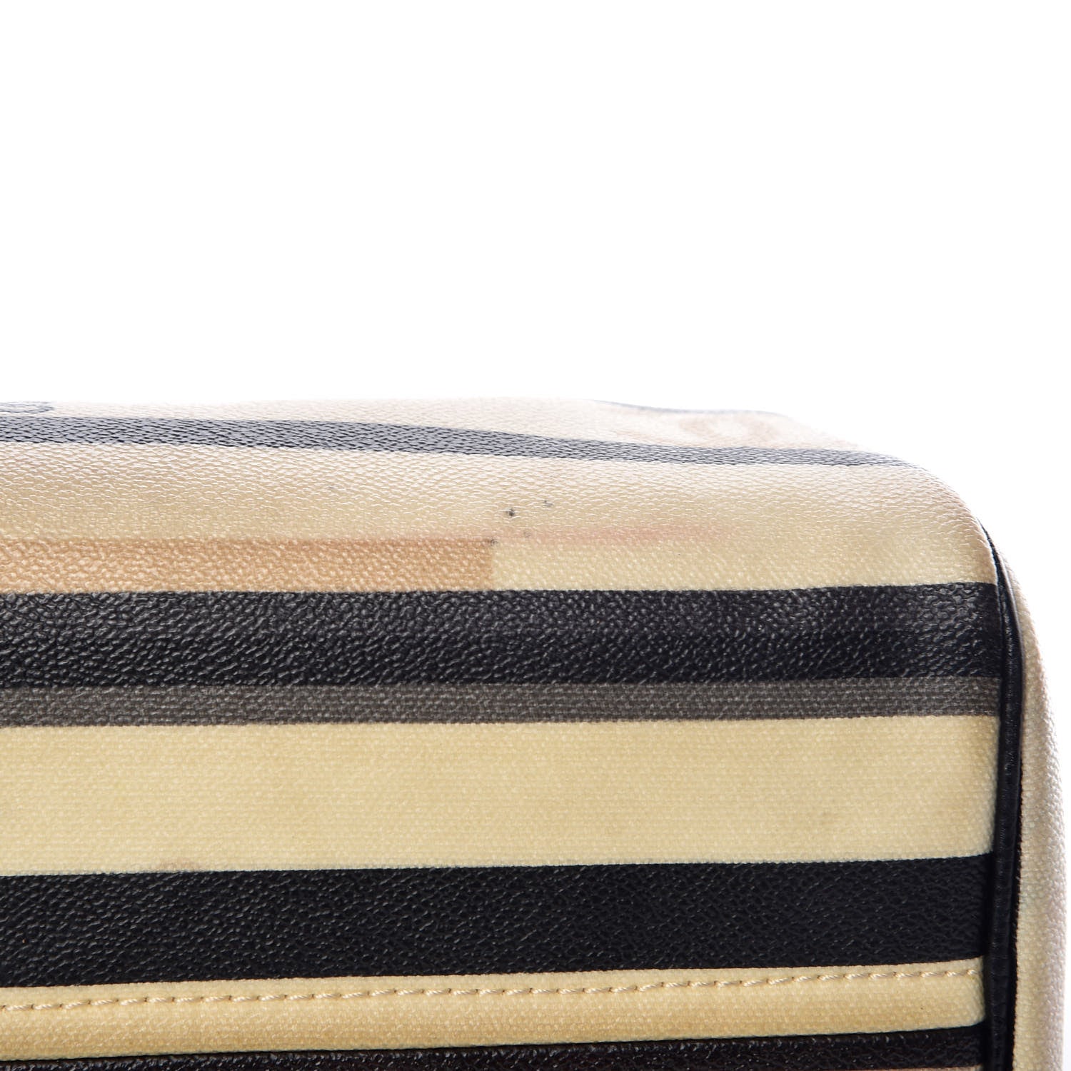 Chanel Coated Canvas Le Train Boston Bag 13 of 15
