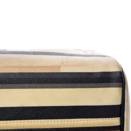 Chanel Coated Canvas Le Train Boston Bag 13 of 15