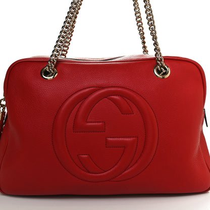 Gucci Cellarius Calfskin Medium Soho Bowler Tabasco 9 of 11