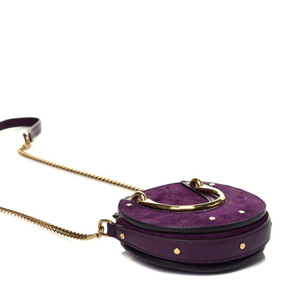 Chloe Goatskin Suede Mini Pixie Bag Nightfall Purple 4 of 10