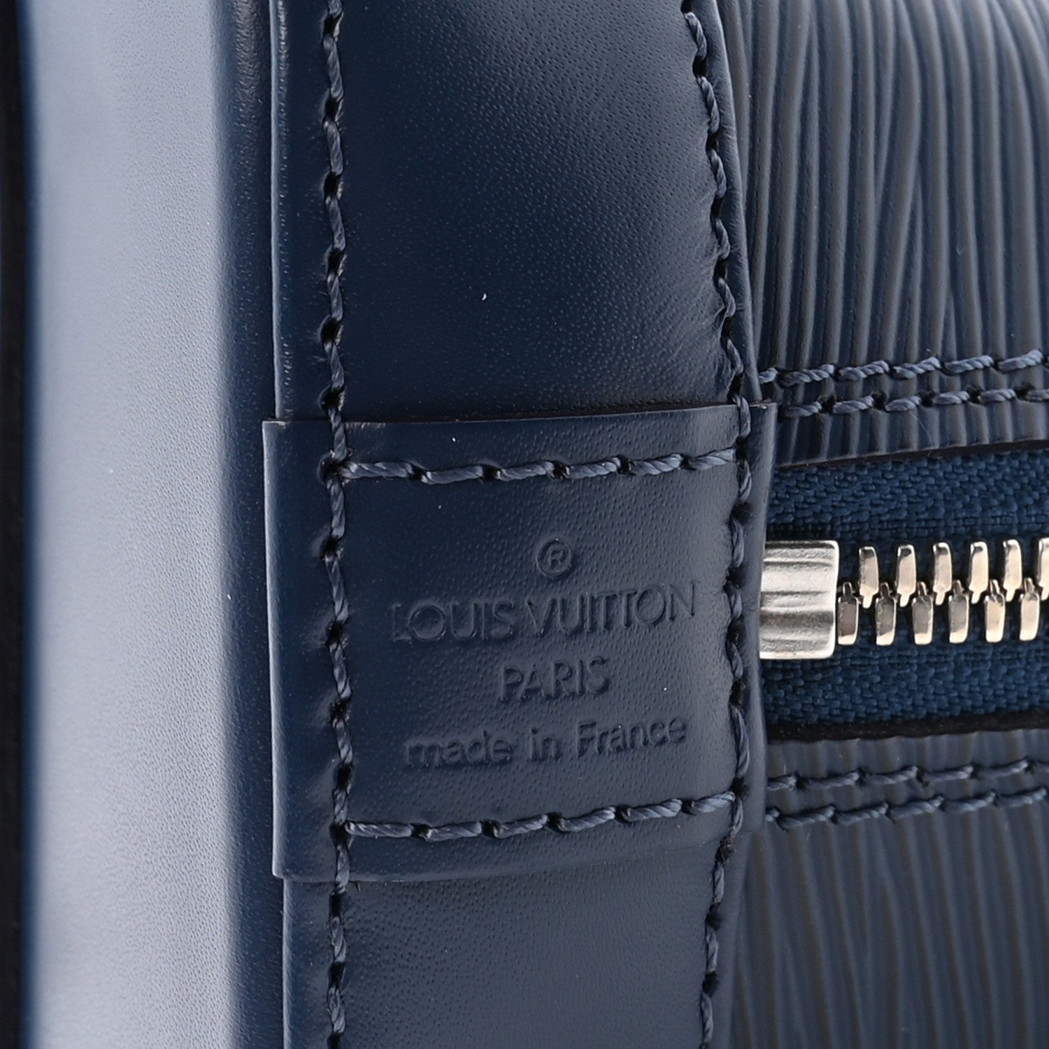 Louis Vuitton Epi Alma BB Indigo 6 of 10