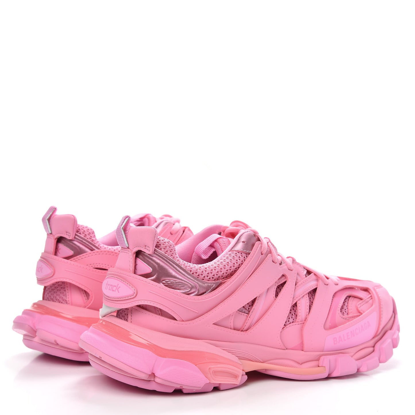 Mesh Nylon Womens Track Sneakers 42 Pink