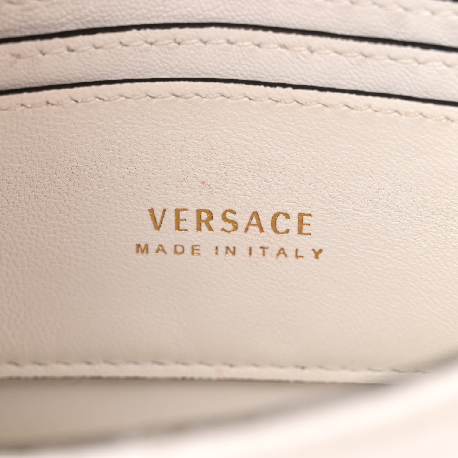 Versace Nappa Quilted Virtus Evening Bag White 6 of 16