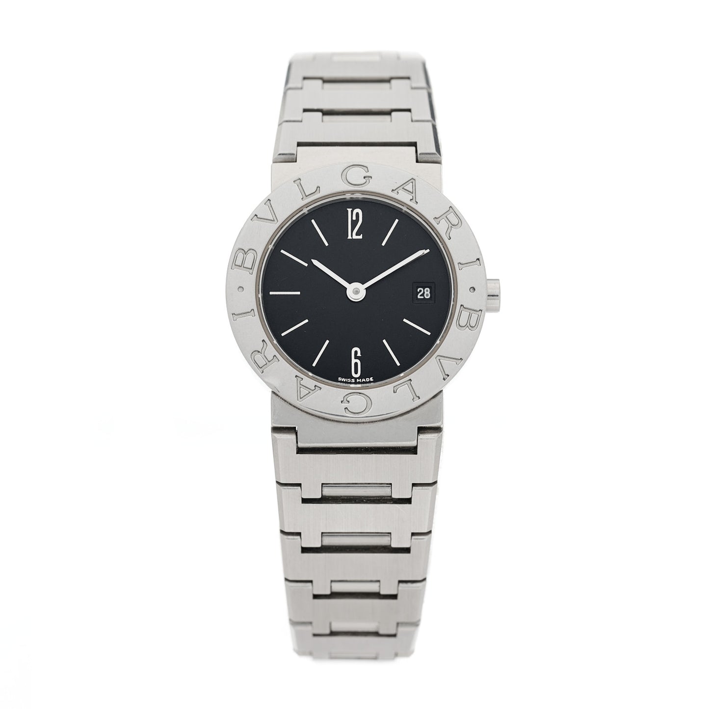 Stainless Steel 26mm Quartz Watch Black