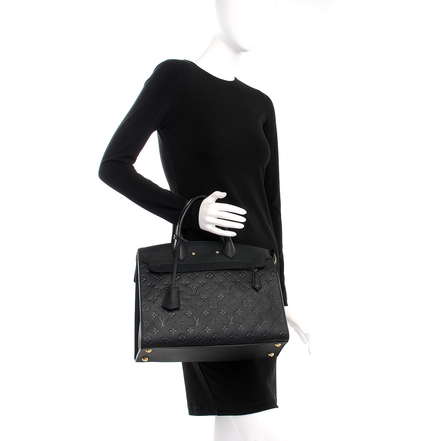 Louis Vuitton Empreinte Pont Neuf GM Black 3 of 8