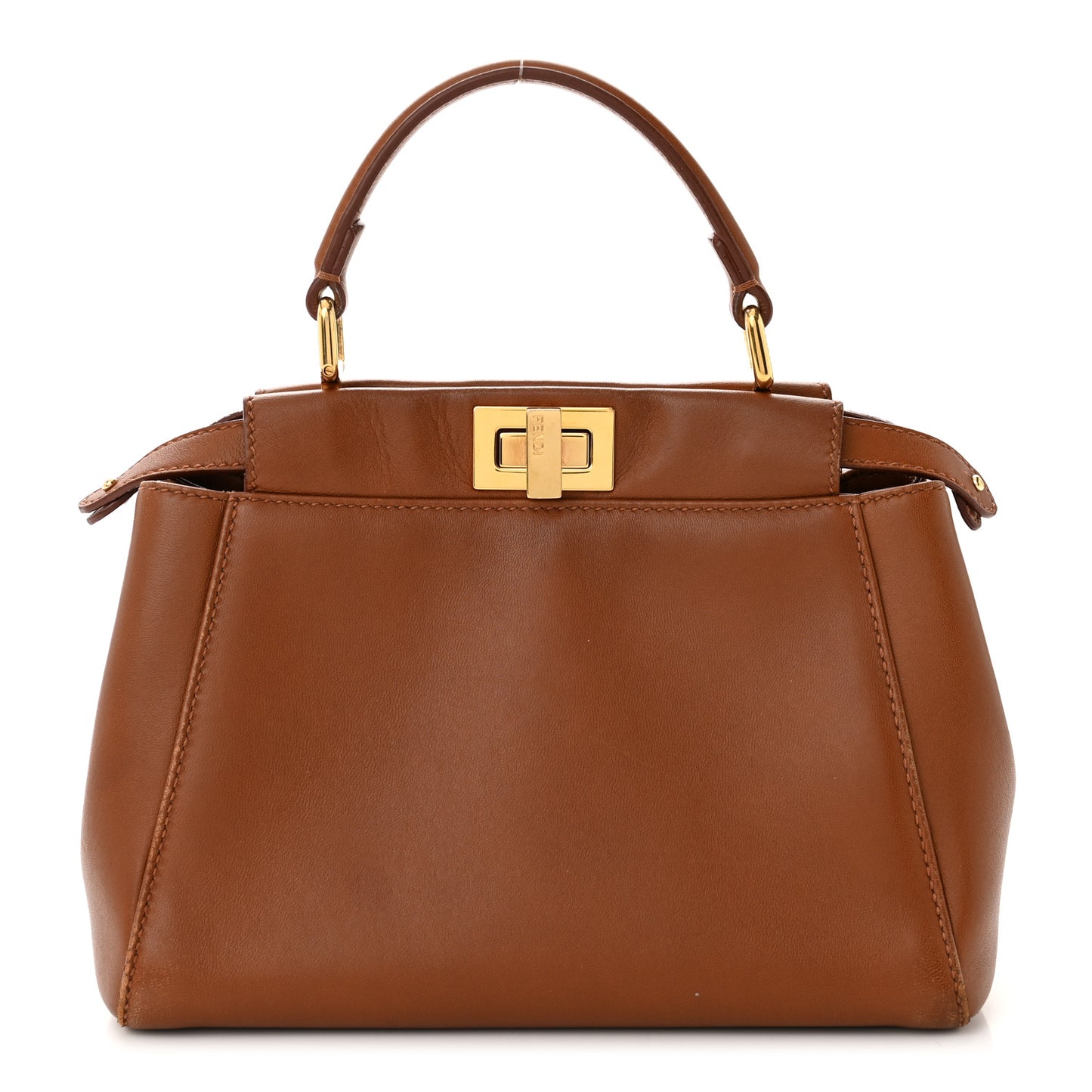 Nappa Mini Peekaboo Iconic Satchel Corteccia