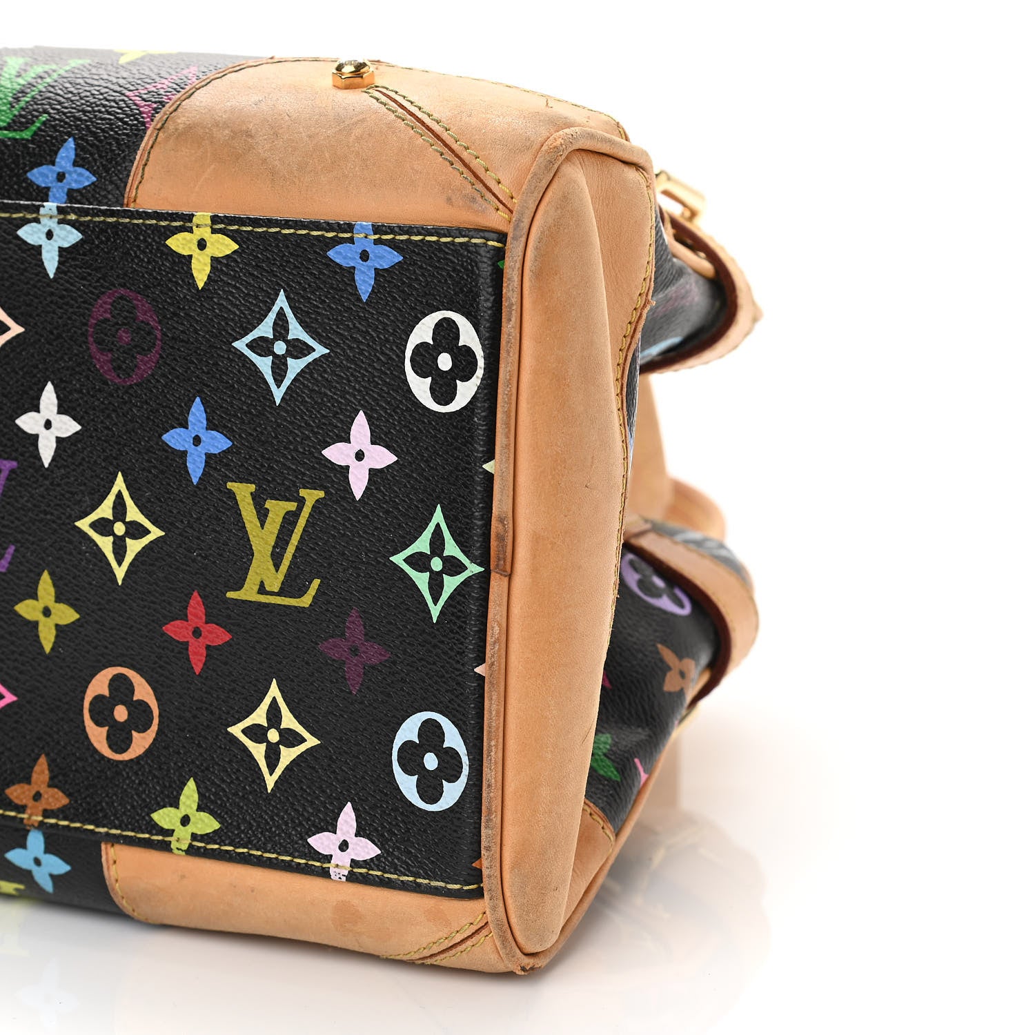 Louis Vuitton Monogram Multicolor Claudia Black 10 of 10