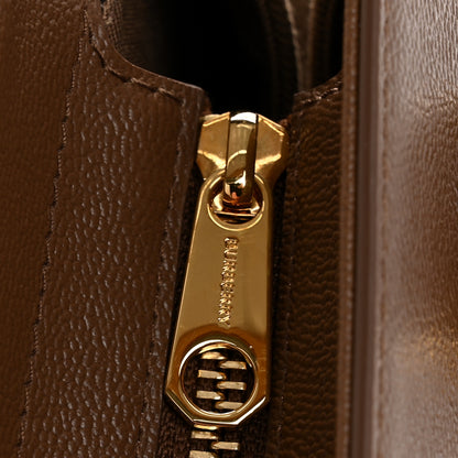 Burberry Calfskin Mega Check Mini Banwell Tote Earth 11 of 11