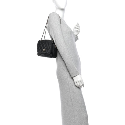 Chanel Caviar Quilted Single Flap Black 2 of 11