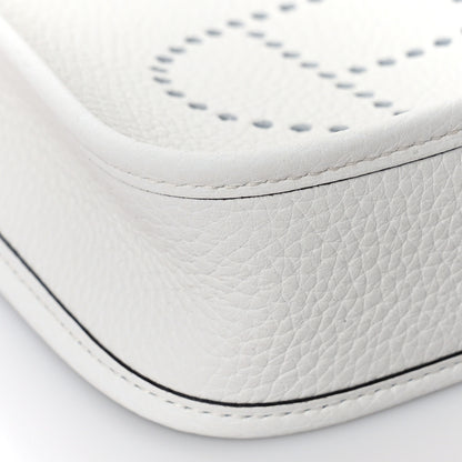 Hermes Taurillon Clemence Amazone Evelyne TPM New White 7 of 9