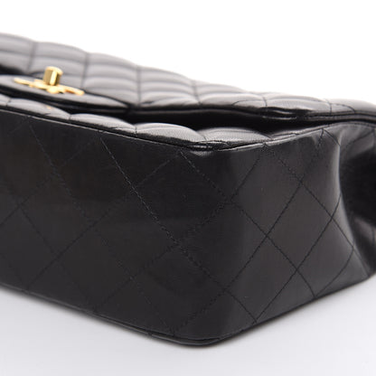 Chanel Lambskin Quilted Jumbo Single Flap Black 9 of 15