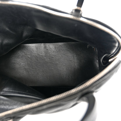 Louis Vuitton Lambskin Studded Malletage Alma PM Black 5 of 10