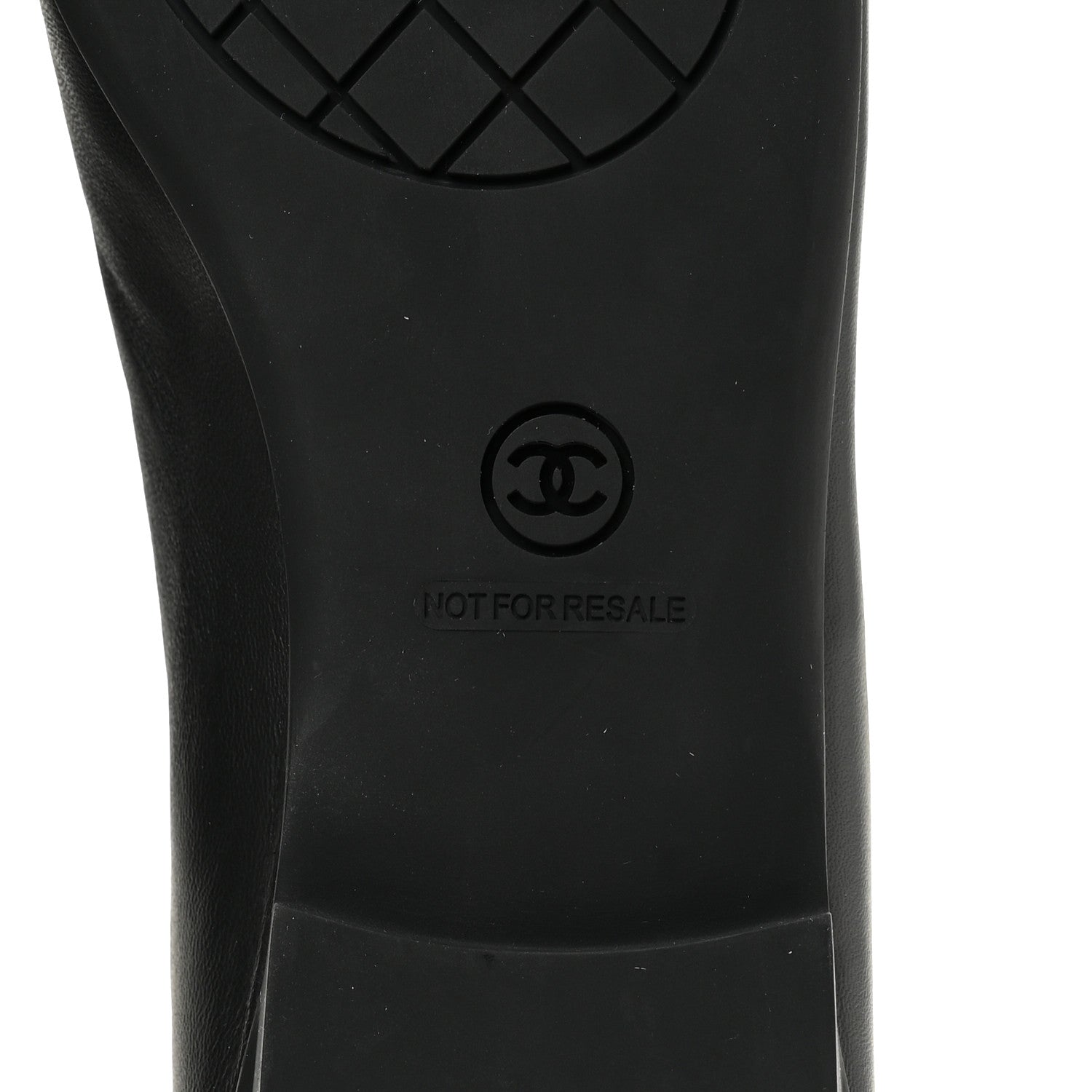Chanel Lambskin Cap Toe CC Uniform Ballerina Flats 40 Black 8 of 9