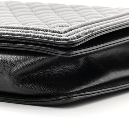 Chanel Caviar Quilted Large Boy Flap Black 10 of 14