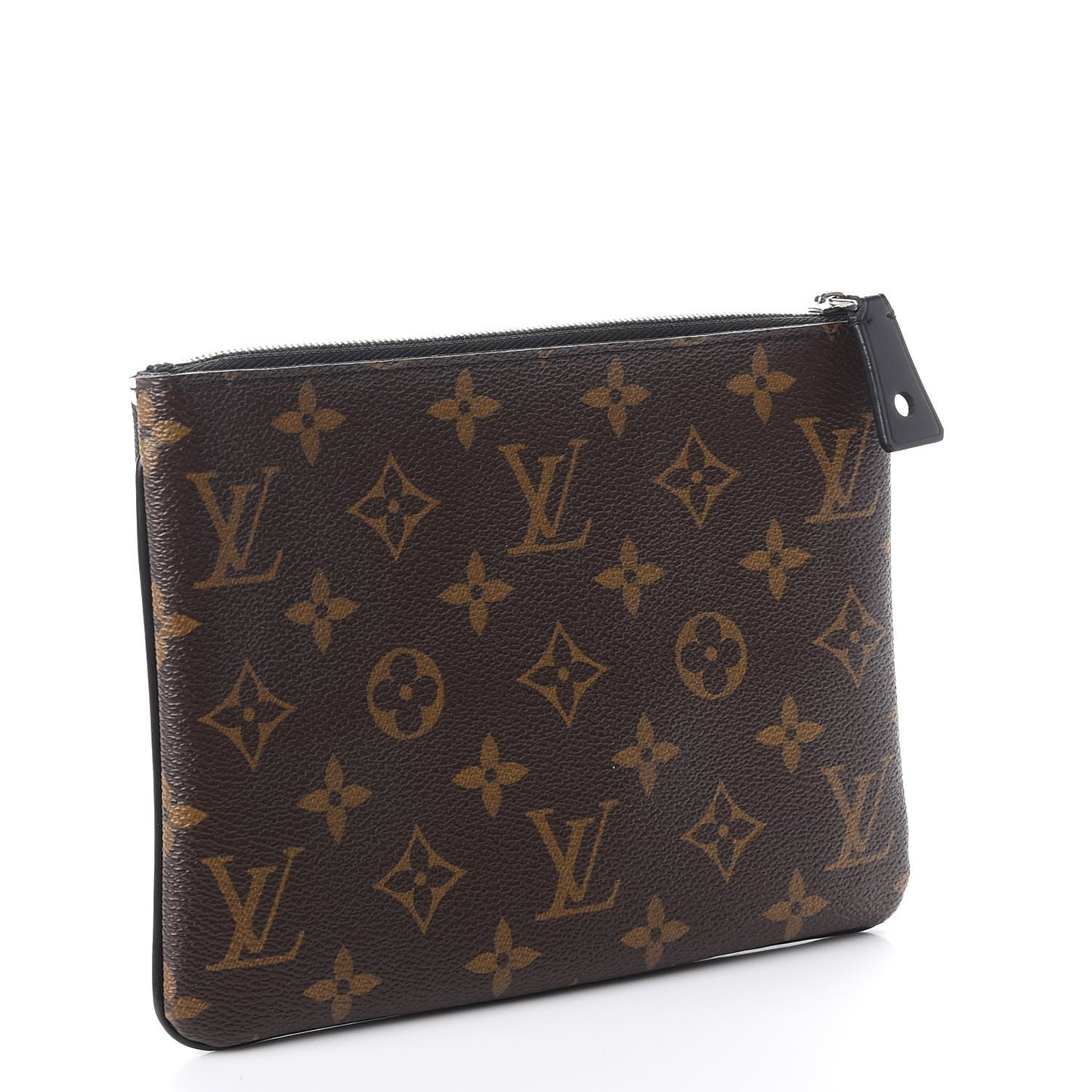 Monogram Stripes Pochette Plate PM