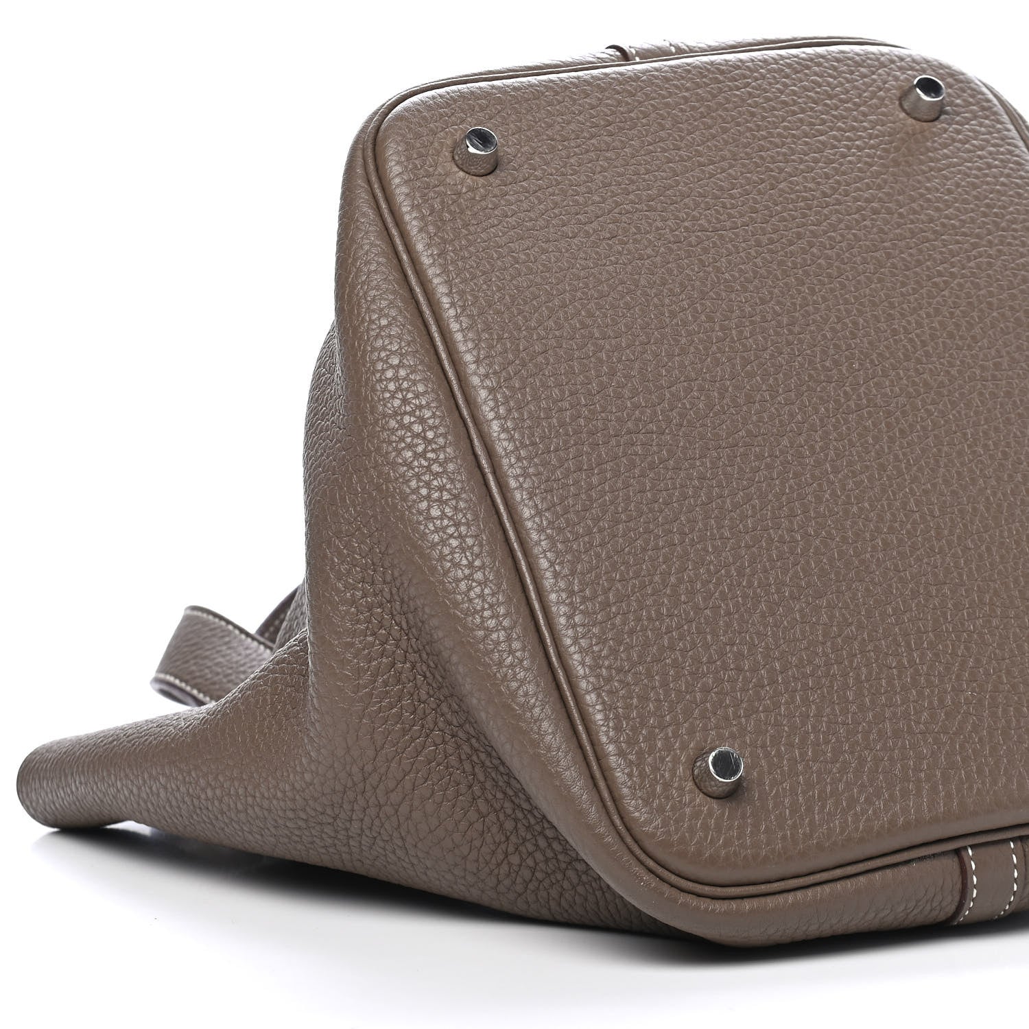 Hermes Taurillon Clemence Picotin Lock 22 MM Etoupe 8 of 9