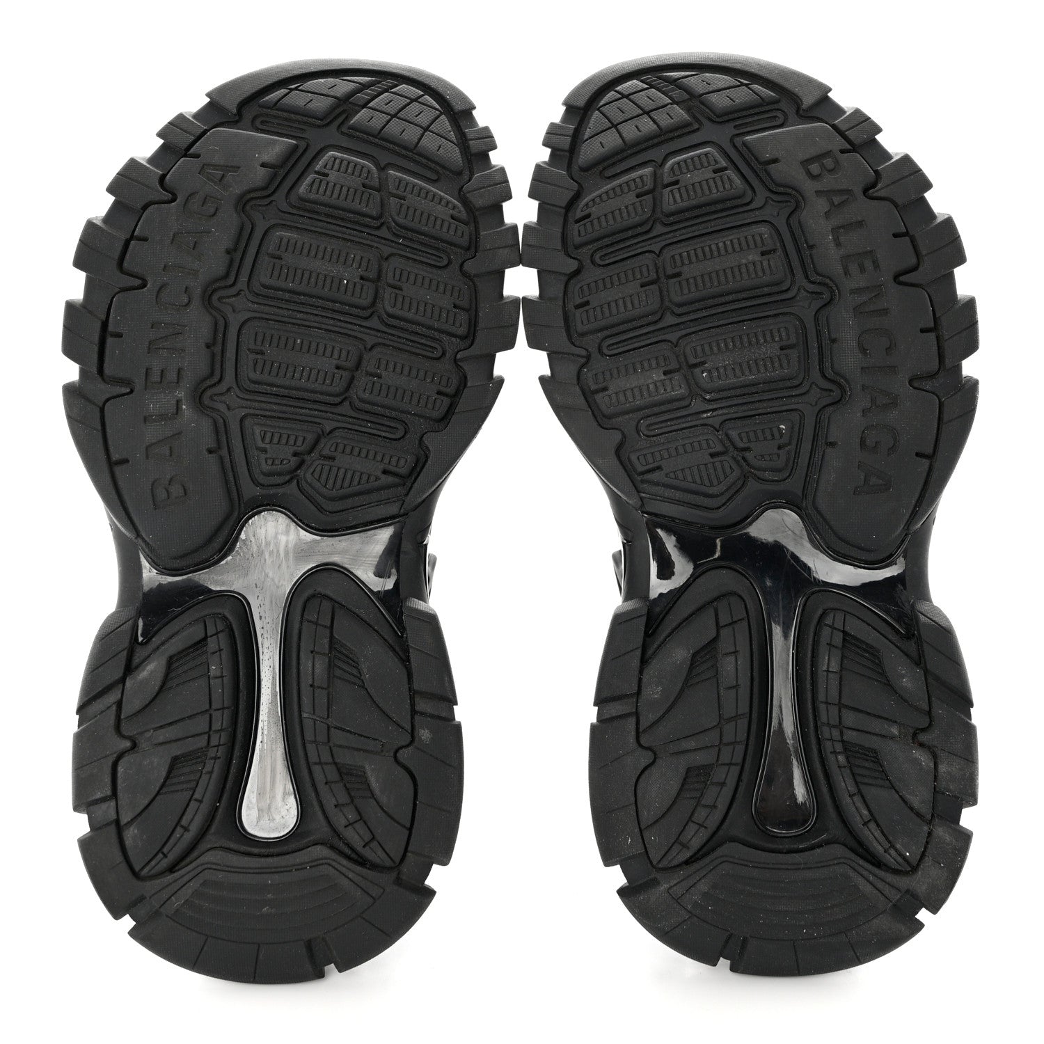 Balenciaga Neoprene Rubber Womens Track Sandals 35 Black 5 of 8