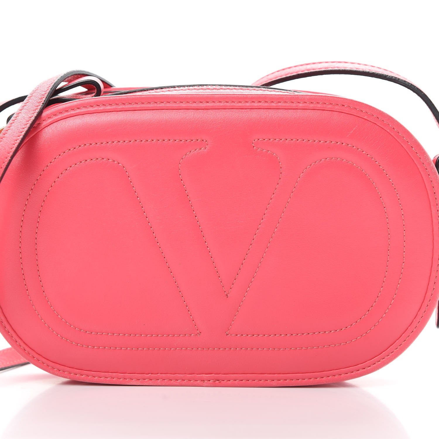 Valentino Garavani Vitello Small Logo Go Crossbody Bag Deep Rose 9 of 15