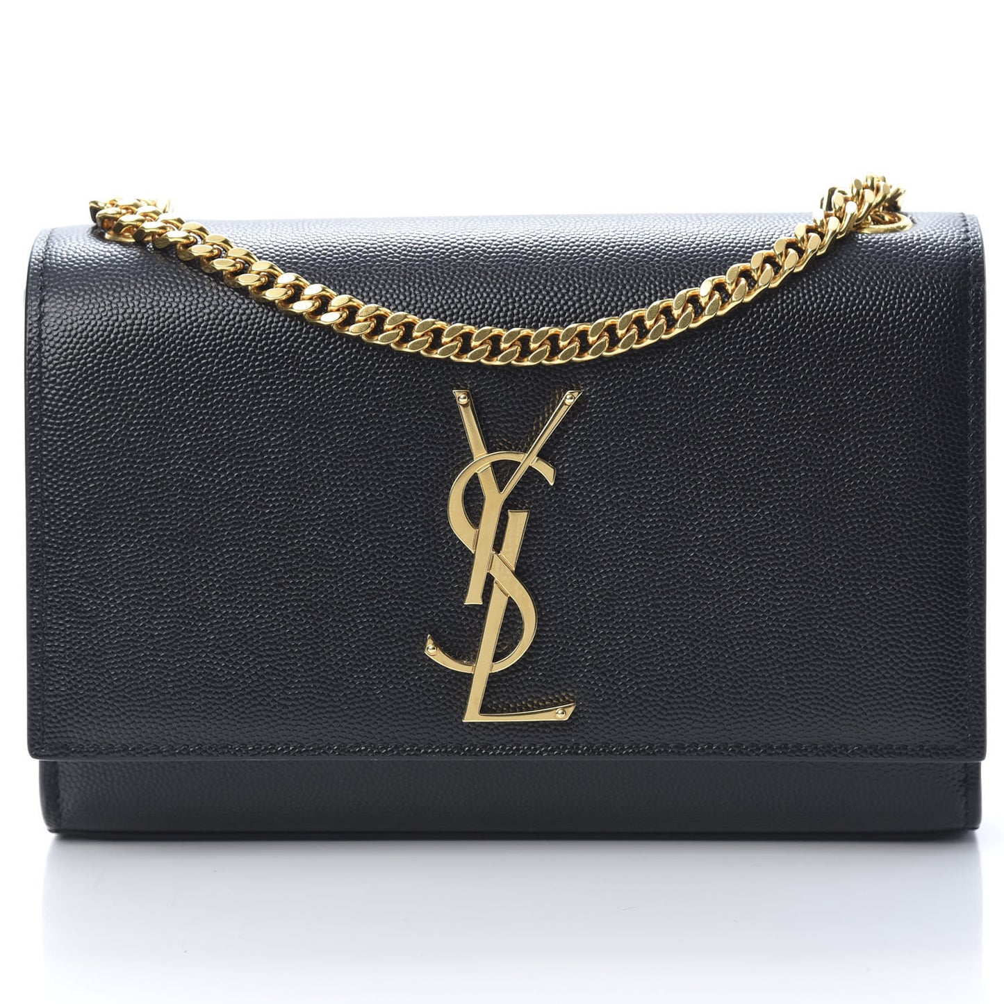 Grain De Poudre Small Monogram Kate Satchel Black