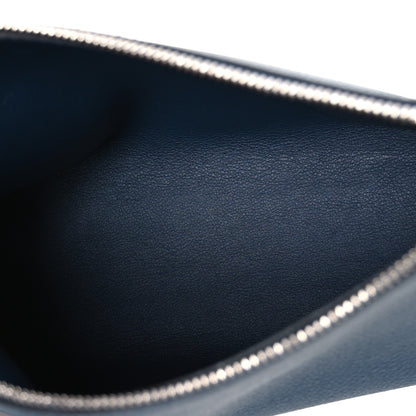 Hermes Evercolor Chaine d'Ancre Zipengo PM Toiletry Pouch Bleu Saphir 6 of 6