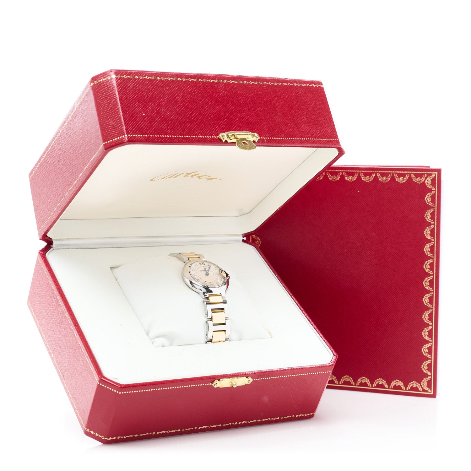 Cartier Stainless Steel 18K Yellow Gold Diamond 28mm Ballon Bleu De Cartier Quartz Watch 5 of 5