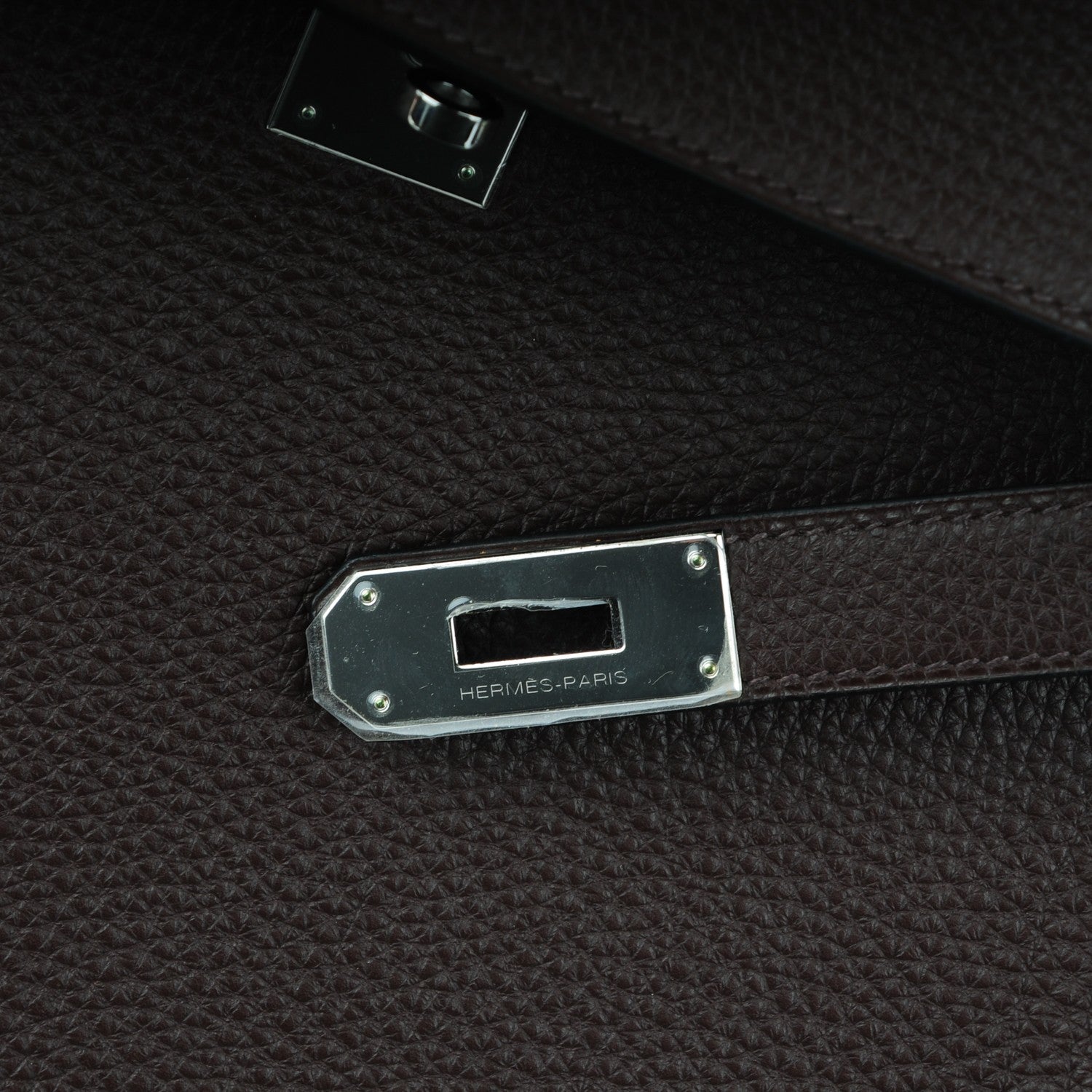 Hermes Togo Kelly Retourne 40 Chocolate 9 of 25
