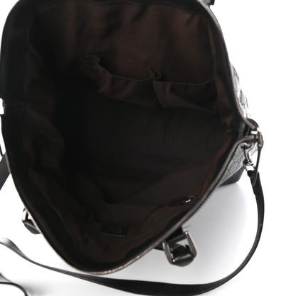 Gucci Guccissima Large GG Charm Convertible Dome Satchel Dark Brown 5 of 8