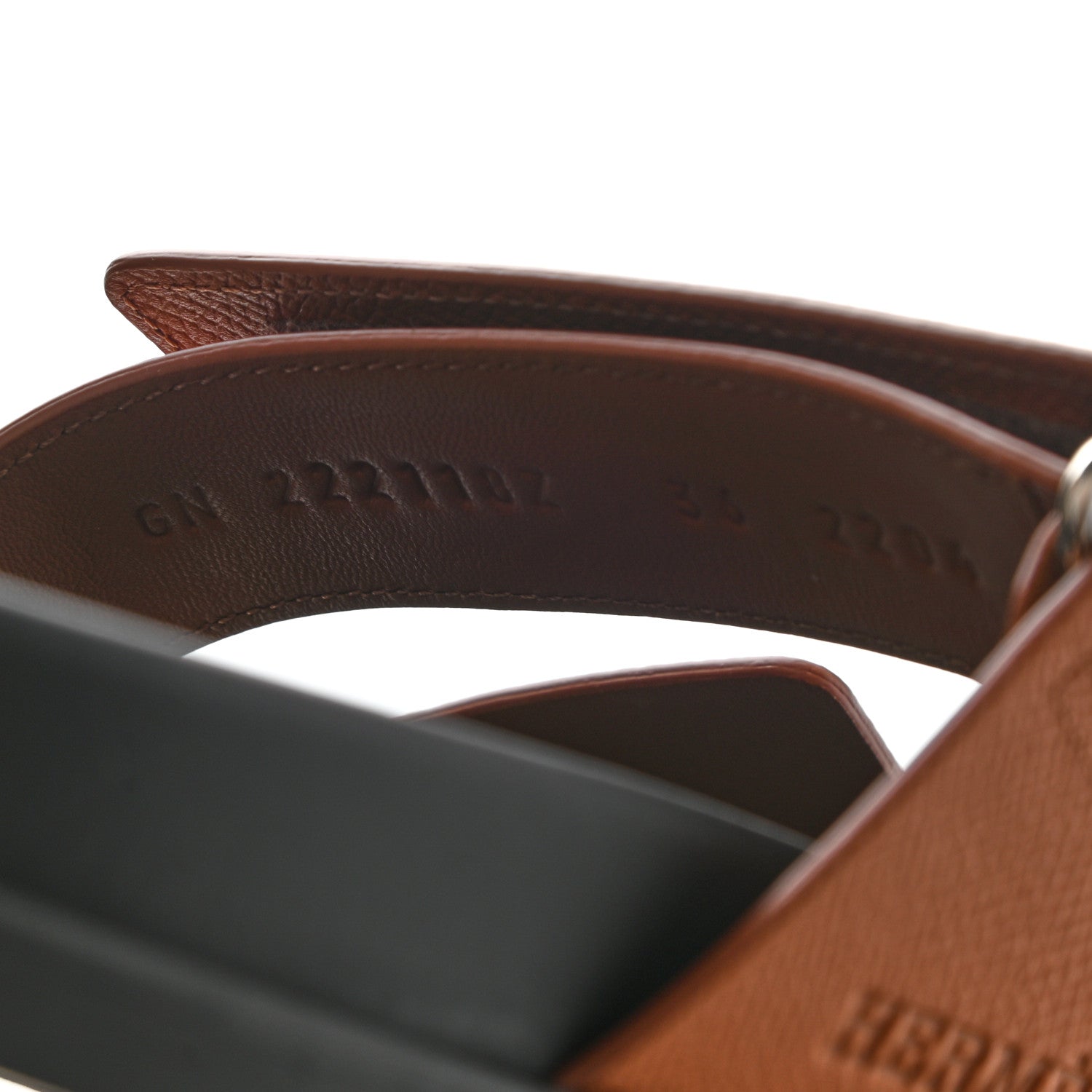 Hermes Epsom Womens Chypre Sandals 36 Natural 9 of 10