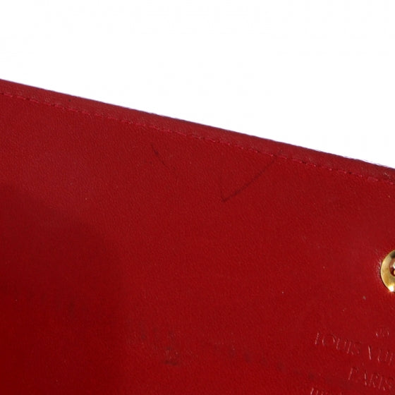 Vernis Porte Tresor International Wallet Pomme D'Amour