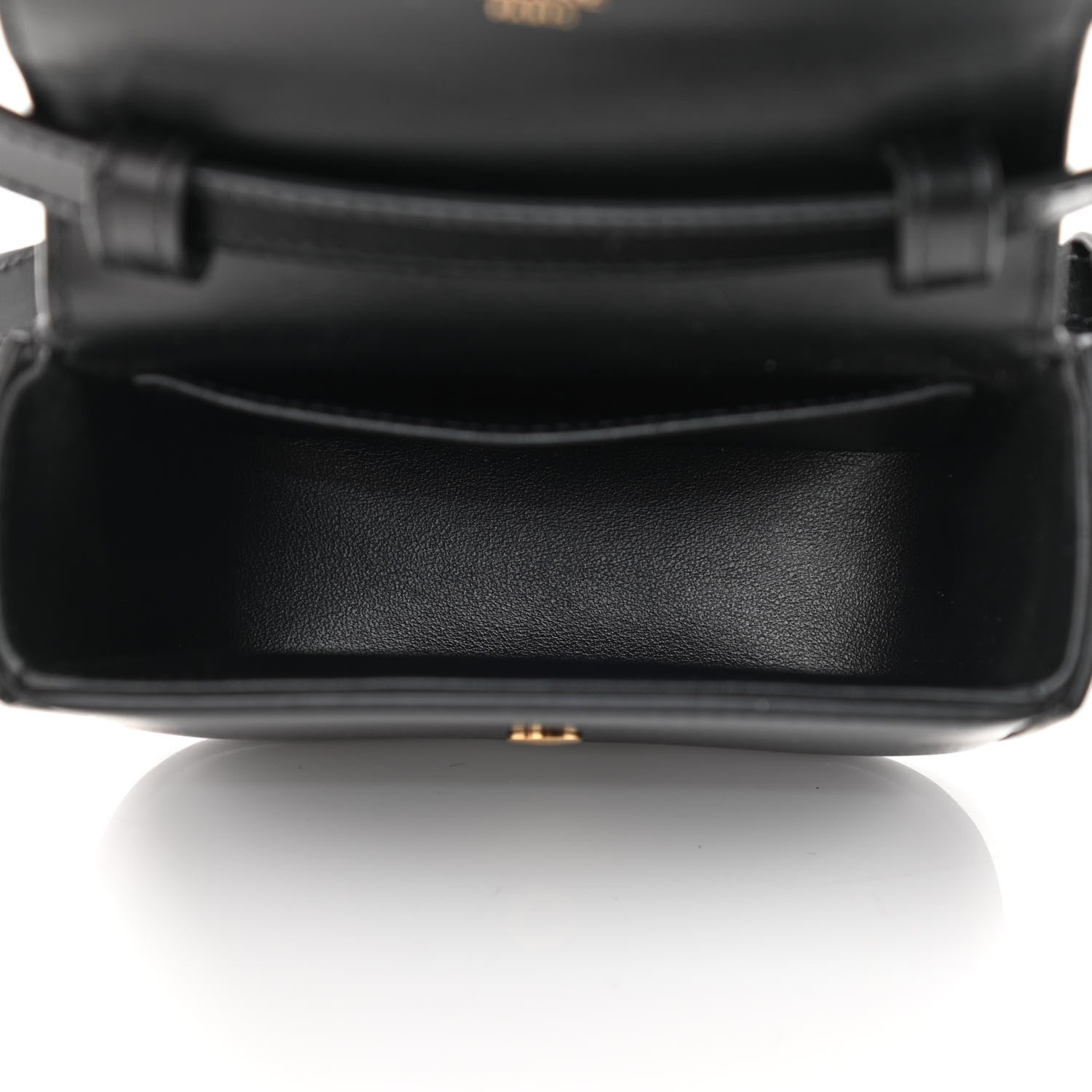 Celine Shiny Calfskin Mini Triomphe Black 5 of 12